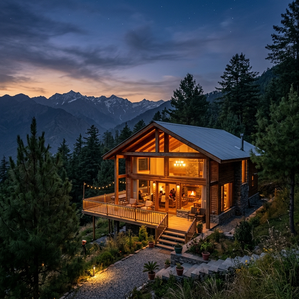 Scenic view of Jibhi